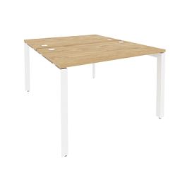 Onix Рабочая станция на П-образном м/к O.MP-D.RS-2.2.7 Тиквуд светлый/Белый металл 1180*1475*750 - Фото предпросмотра