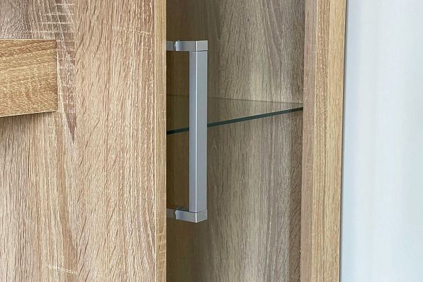 Макси Мини-стенка MSM-001.2724 дуб сонома/белое дерево - Вид 9