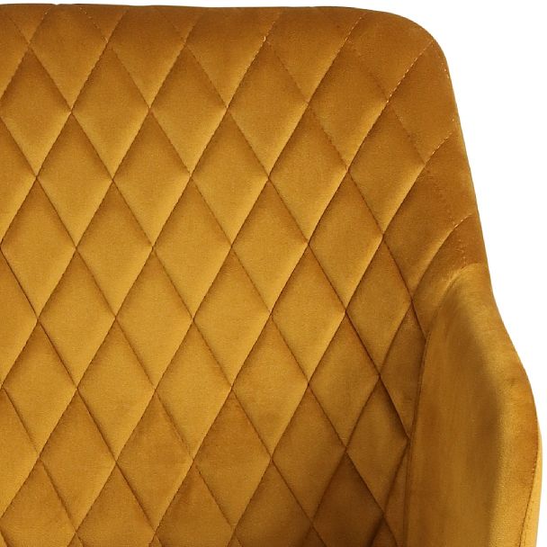 Комплект барных поворотных кресел Барли К, Confetti chai tea/черный, 2 шт. - Вид 8