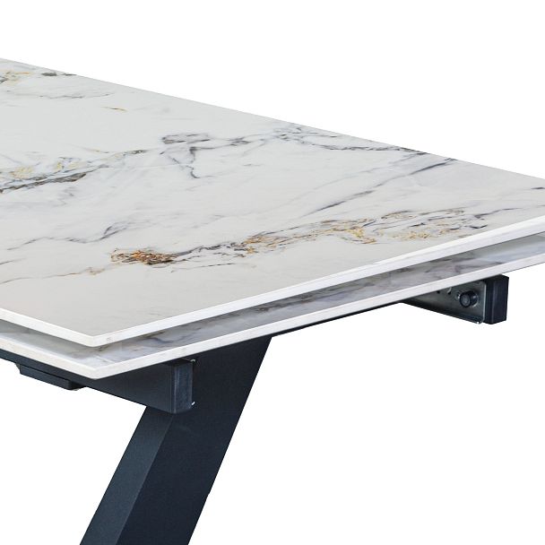 Стол раскладной Малибу (120+30+30), керамика глянцевая Ice Jade - Вид 4