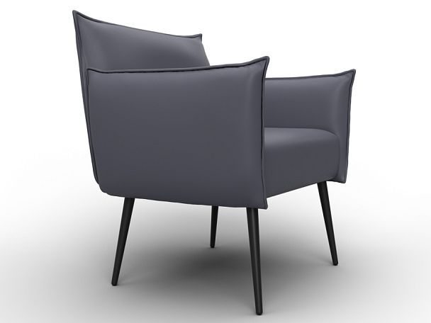 Кресло Лига-083 Экокожа серый - Вид 3