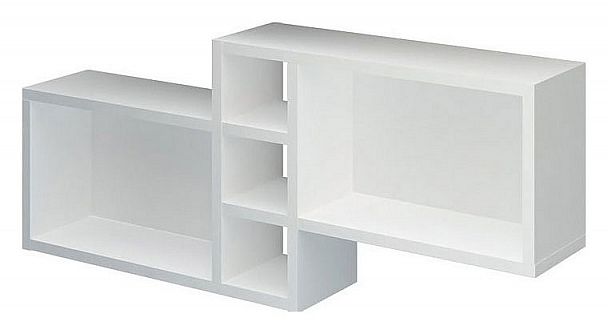 Полка книжная Домино нельсон ПК-20 Белый - Вид 1