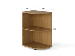 UNITY РШ-14Г БУК Стеллаж открытый Угловой 380х550х832 - Фото предпросмотра