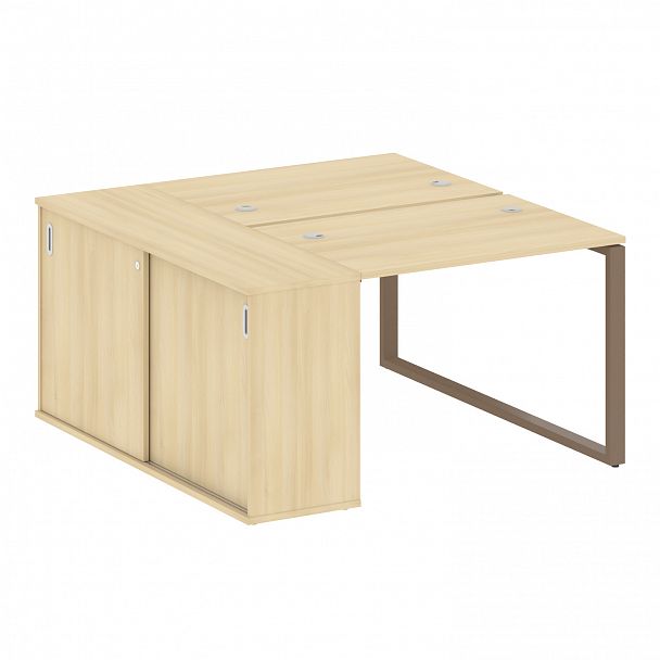 Рабочая станция "Metal System" БО.РС-СШК-1.1 акация/мокко - Вид 1