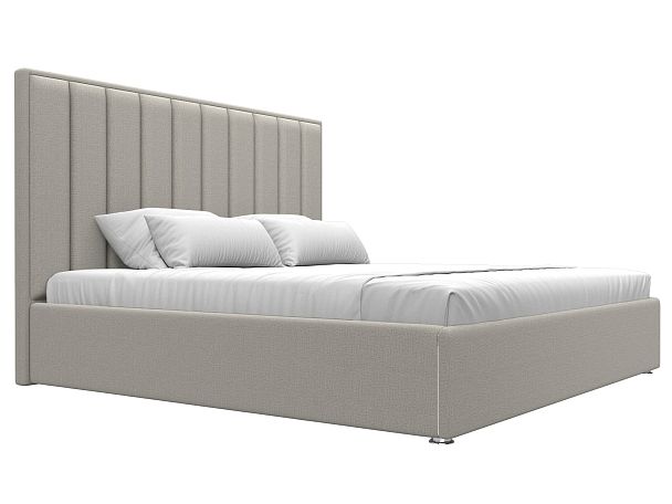 Кровать интерьерная Афродита 200 Рогожка бежевый - Вид 3