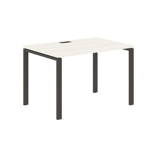 Стол прямой EUST 1180 Ясень Траун/Мокко 1160х800х750 EDIS - Вид 1