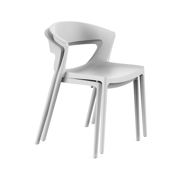 Стул Evok, светло-серый - Вид 4