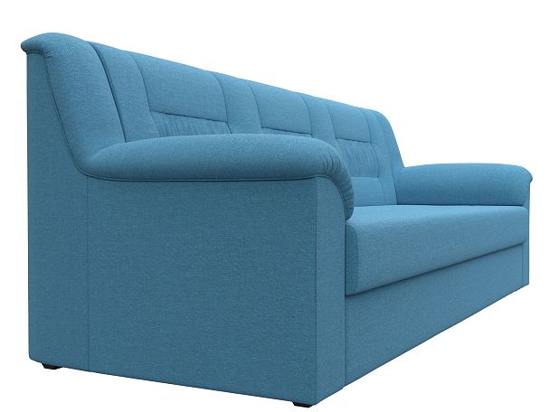 Диван прямой Карелия Рогожка голубой - Вид 3