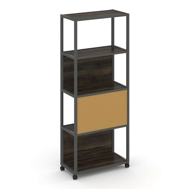 Shelf Mobile Стеллаж 5 уровней 1 секция VR.LT-STK-506.08 Дуб Мали/Металл Антрацит/W-31 800*400*2000 - Вид 1