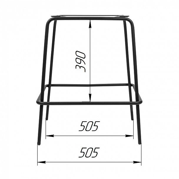Ножки металлические Паук барный - Вид 1