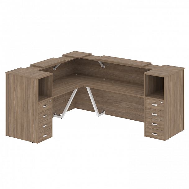 Ресепшн Г-образный "Onix" O.R-K-29 дуб аризона - Вид 1