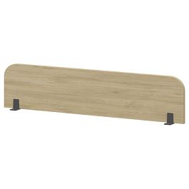 Экран радиусный для бенчей НТМЭ-140 Баттл Рок/Антрацит 1400x25x350 Аргентум-МП - Фото предпросмотра