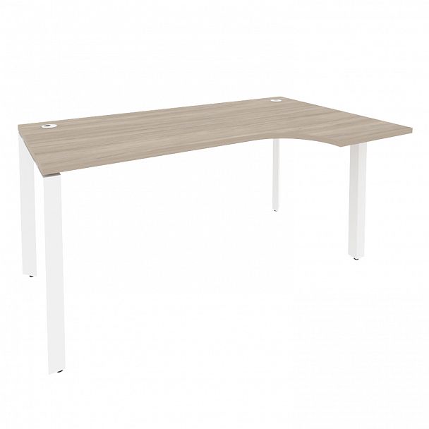 Стол эргономичный "Onix" O.MP-SA-1 дуб аттик/белый - Вид 1