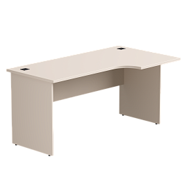 Стол эргономичный правый Everprof EVO опоры ЛДСП 1580х670(870)x755 мм Кашемир - Фото предпросмотра