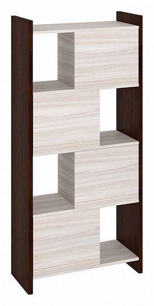 Стеллаж комбинированный Домино Лайт СТЛ-3В Венге/Карамель - Вид 1