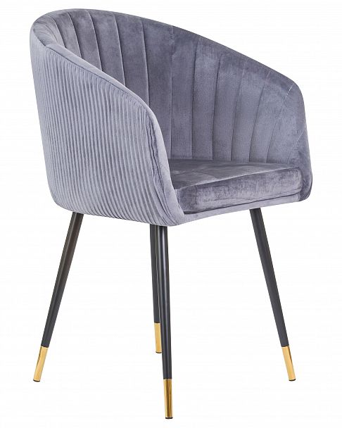 Стул обеденный DOBRIN MARY (серый велюр (1922-19)) - Вид 2