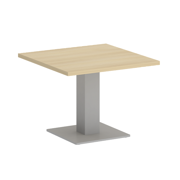 Home Office Стол журнальный квадратный VR.SP-5-60.2G Акация/Серый металл 600*600*450 - Вид 1