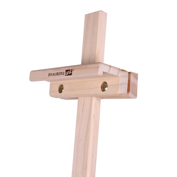 Мольберт напольный из сосны Лира с полкой, 170х55х70 см, высота холста до 107 см, BRAUBERG ART CLASSIC, 192261 - Вид 15