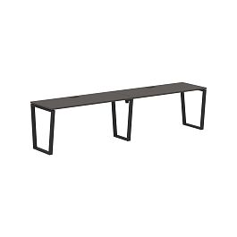 Стол 2-х местный EVWST 3167 Мокко/Черный 3126х670х750 EDIS - Фото предпросмотра