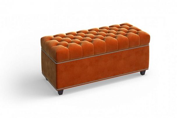 Пуф «Марсель» 1000 оранжевый - Вид 1