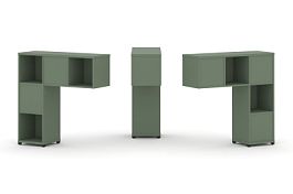 Concept Надставка низкая CN.DNN-001 Кобо/Металл Черный 1099*365*1130 - Фото предпросмотра