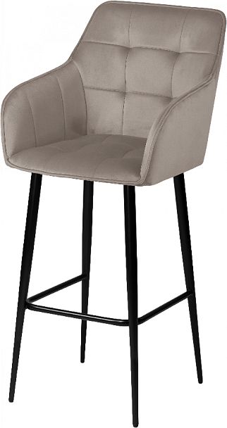 Комплект барных поворотных кресел Мони К, Confetti smoke/черный, 2 шт. - Вид 2