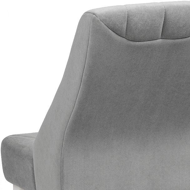 Комплект деревянных мягких стульев Лорелин Белый/Серый велюр, 2 шт. - Вид 10