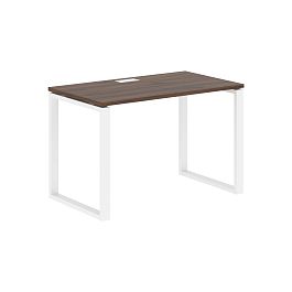 Стол прямой EQST 1167 Дуб Денвер тёмный/Белый 1160х670х750 EDIS - Фото предпросмотра
