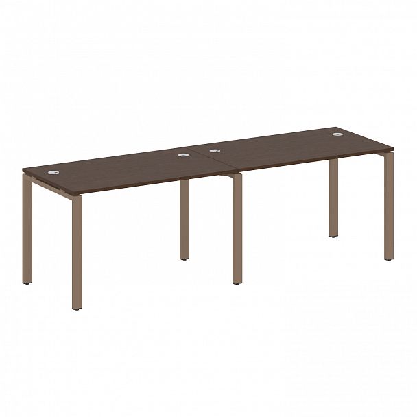 Рабочая станция "Metal System" БП.СМ-2.2 венге/мокко - Вид 1