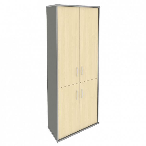 Шкаф "Riva" А.СТ-1.3 клен/металлик - Вид 1