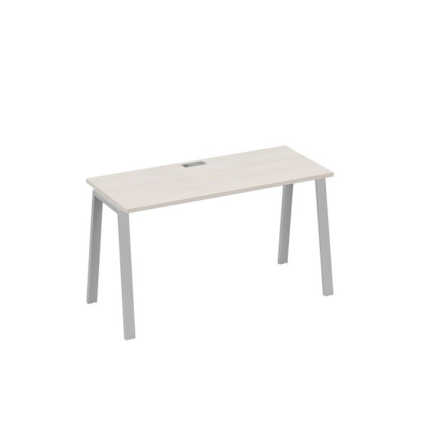 Стол письменный на металлокаркасе TRE A4 А4 Б3 004 БП дуб / металлокаркас серый - Вид 1