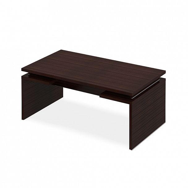 Стол руководителя "Дипломат" ПК-ДП-СТ180х100/Д-В1-134 венге - Вид 1