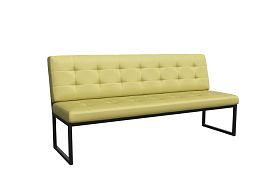 Next Диван трехместный NLT.D-3 Korfu 14/Металл Антрацит 1950*663*885 - Фото предпросмотра