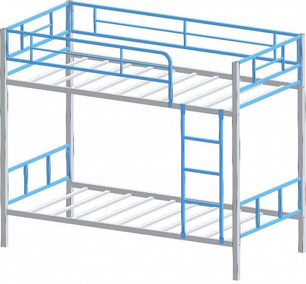 Кровать-чердак "Севилья-2.01 комбо" красный/белый - Вид 2
