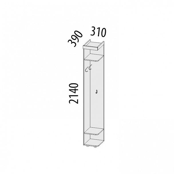 Прихожая "Мэри" 1 - Вид 7