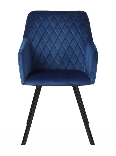 Комплект кресел поворотных Барли, Confetti blue/черный, 2 шт. - Вид 3