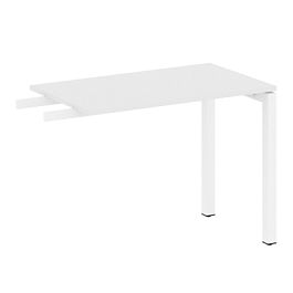 Metal System Quattro Приставной элемент на П-образном м/к 50БП.ПР-3 Белый/Белый металл 1000*600*750 - Фото предпросмотра