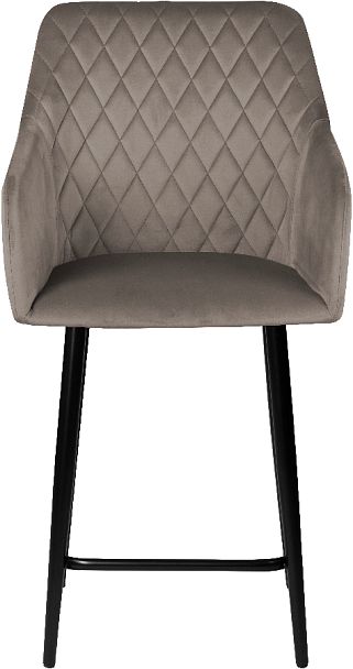 Комплект полубарных поворотных кресел Барли К, Confetti mocco/черный, 2 шт. - Вид 3