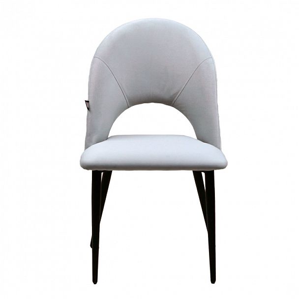 Стул Игнис, ножки черные, велюр серый - Вид 3