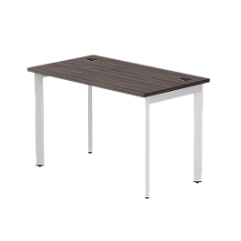 Стол прямой Everprof EVO на металлокаркасе 1180х670х755 мм опоры 45гр Дуб Пасадена/Белый - Фото предпросмотра