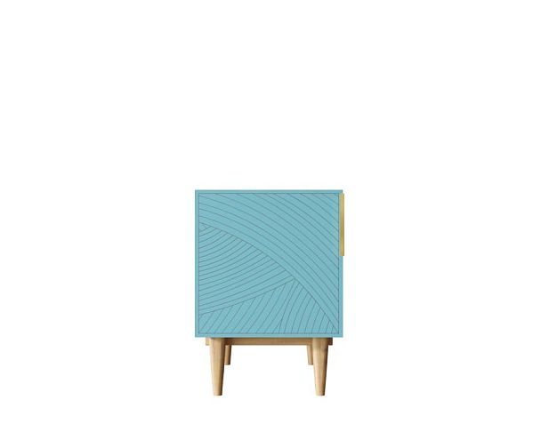 Тумбочка с дверкой Line LN08/GR1/blue - Вид 1