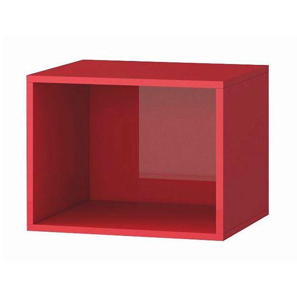 Прихожая Милан куб (362х466х350) бордо матовый - Вид 1