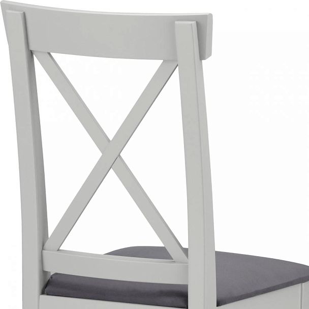 Комплект деревянных стульев с мягким сиденьем Бергольф Серый/Серый велюр, 4 шт. - Вид 8