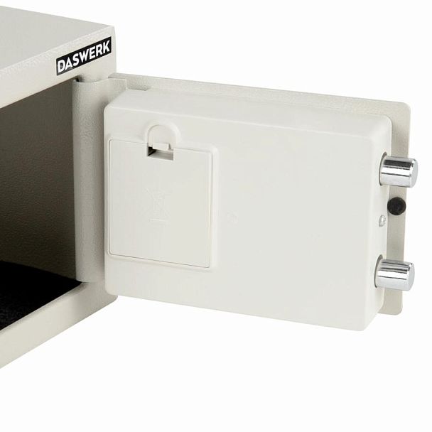 Сейф мебельный DASWERK SC-170EL (170х230х170 мм), электронный замок, бежевый, 291340 - Вид 7