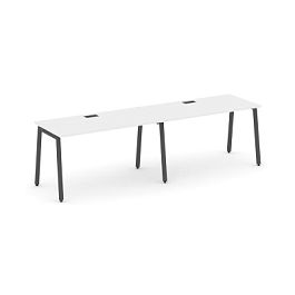 Стайл Проджект Рабочая станция 1 сторон. SN-4A.ORS-001 Белый/Металл Антрацит 1960*600*750 - Фото предпросмотра