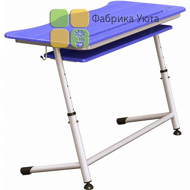 Парта "Премьера 2Р" с полочкой, рег., цвет (3-7 гр) - Вид 1
