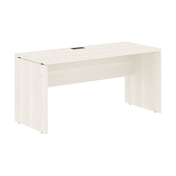 Стол прямой EDST 1567 Ясень Траун/Черный 1560х670х750 EDIS - Вид 1