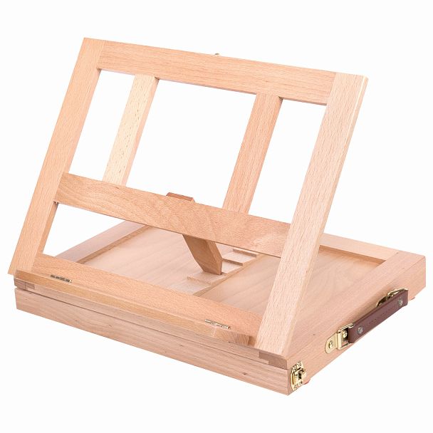 Мольберт настольный из бука с выдвижным ящиком, 34,5х26х27 см, холст до 30 см, BRAUBERG ART, 192247 - Вид 4