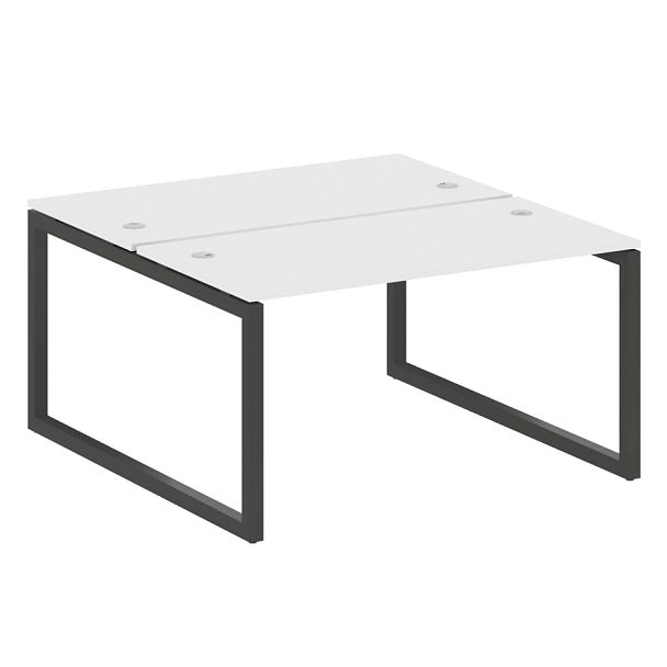 Metal System Quattro Р. ст. на О-образном м/к 50БО.РАС-СП-2.3 Белый/Антрацит металл 1400*1475*750 - Вид 1