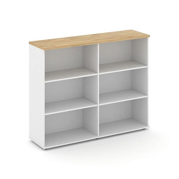 Стайл Проджект Тумба опорная/приставная SN.TOP-153 Белый/Тиквуд Светлый 1632*400*1150 - Вид 1